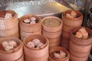 Steamed buns in China Town