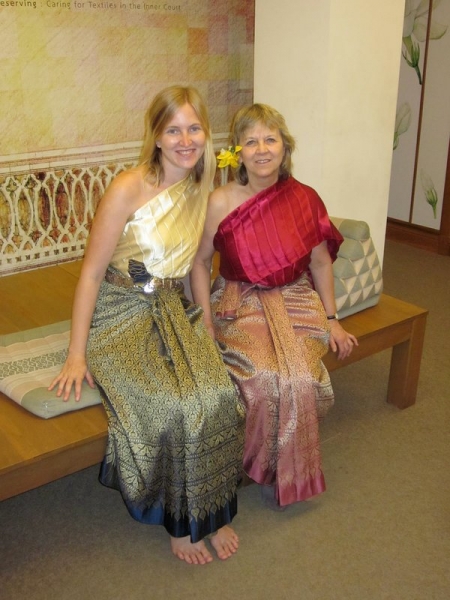 Mom and I in Traditional Thai Dress
