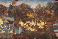 Panorama of Painting in Grand Palace