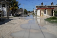 Flooded Streets of Holbox