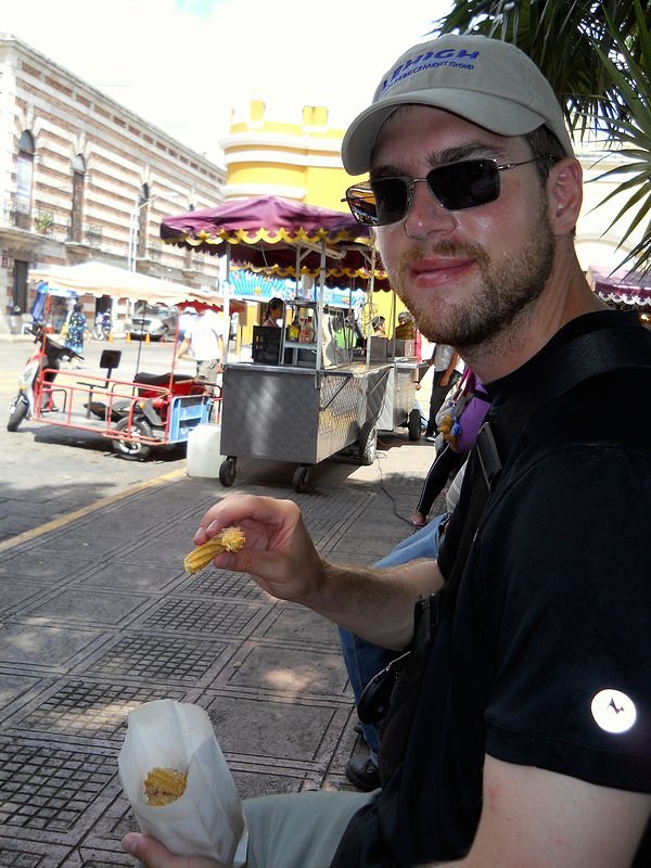 Mike with Churros