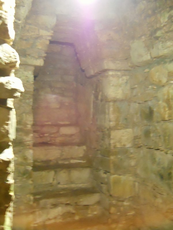 inside the ruins