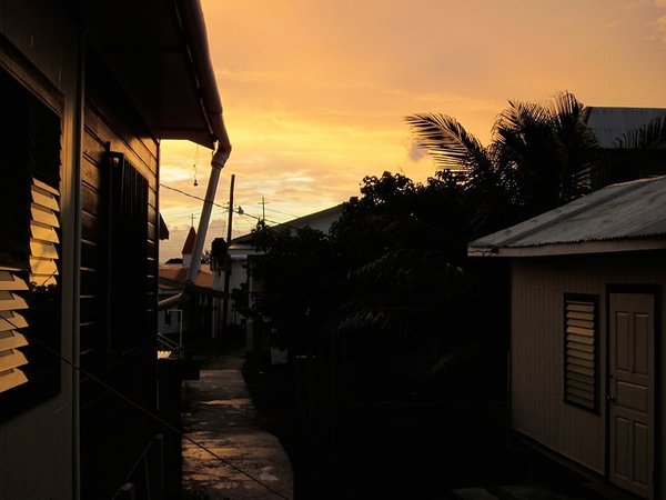 Sunset on Jewel Cay