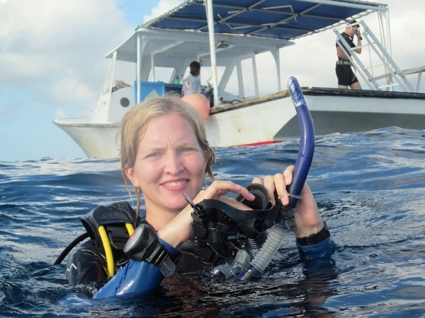 Getting Ready for a Dive Getting Ready for a Dive