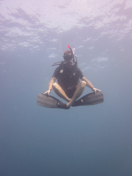 Mike Hovering & Looking Like a Chill Divemaster Mike Hovering & Looking Like a Chill Divemaster