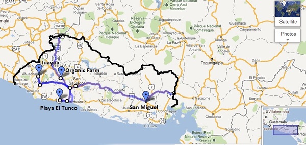 El Salvador Route