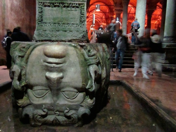 Medusa in Basilica Cistern