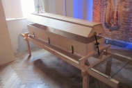 Reusable Coffin at Melk Abbey